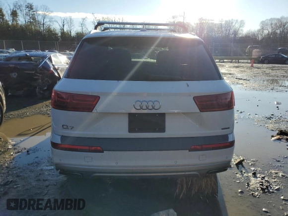 2019 Audi Q7 Premium Plus with VIN WA1LHAF75KD038765, listed as a Copart auction lot 86634074 with 82,298 mi miles and Non repairable. Bid and sale history available at DreamBid. Image 6.