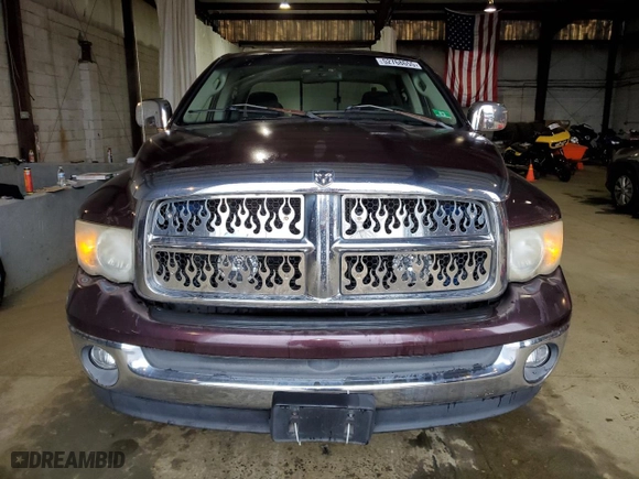 2004 Dodge Ram 1500 SLT with VIN 1D7HU18D84S719663, listed as a Copart auction lot 52768655 with 145,106 mi miles and Clean Title. Bid and sale history available at carsss.com. Image 5.