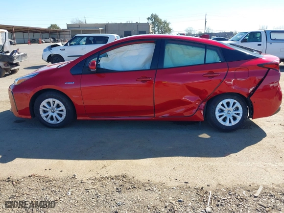 2022 Toyota Prius L Eco with VIN JTDKAMFU0N3161557, listed as a IAAI auction lot 41760623 with 135,934 mi miles. Bid and sale history available at carsss.com. Image 14.