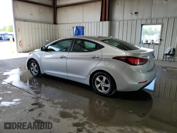 2015 Hyundai Elantra SE with VIN 5NPDH4AE7FH595940, listed as a Copart auction lot 63385525 with 187,591 mi miles and Salvage title. Bid and sale history available at DreamBid. Image 2.