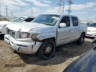 2006 Honda Ridgeline RTS with VIN 2HJYK16406H511883, listed as a Copart auction lot 52598695 with 190,162 mi miles and Salvage Title. Bid and sale history available at carsss.com. Image 1.