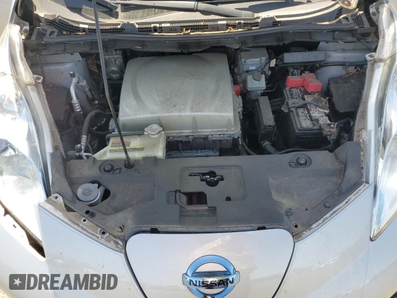2017 Nissan LEAF SV with VIN 1N4BZ0CP8HC302191, listed as a Copart auction lot 52509755 with 58,852 mi miles and Salvage title. Bid and sale history available at DreamBid. Image 13.
