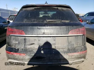 2023 Audi Q5 S line Premium with VIN WA1GAAFY8P2072667, listed as a Copart auction lot 44148885 with 9,422 mi miles and Salvage Title. Bid and sale history available at carsss.com. Image 6.