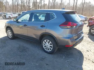 2019 Nissan Rogue SV with VIN KNMAT2MV7KP500390, listed as a IAAI auction lot 41897372 with 152,530 mi miles. Bid and sale history available at carsss.com. Image 3.