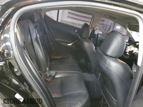 2013 Lexus IS 250 with VIN JTHBF5C20D5186440, listed as a Copart auction lot 48258995 with 142,054 mi miles and Salvage Title. Bid and sale history available at DreamBid. Image 10.