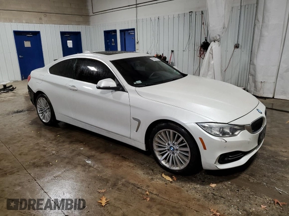 2014 BMW 4 Series 428i xDrive z VIN WBA3N9C53EK245720, wystawiony jako Copart lot #45166125 z przebiegiem 154 318 mil mil oraz Szkoda całkowita • Salvage title. Historia ofert i sprzedaży dostępna na DreamBid. Obrazek 4.