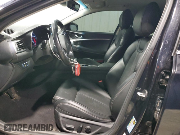 2021 Genesis G70 2.0T with VIN KMTG64LA7MU072306, listed as a Copart auction lot 46165345 with 78,452 mi miles and Clean title. Bid and sale history available at DreamBid. Image 7.