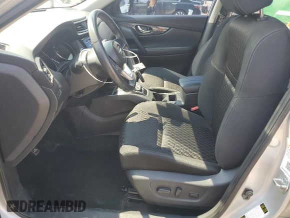 2017 Nissan Rogue SV with VIN KNMAT2MV8HP578377, listed as a Copart auction lot 62179905 with 131,663 mi miles and Salvage title. Bid and sale history available at DreamBid. Image 7.
