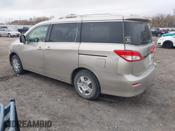 2012 Nissan Quest SL with VIN JN8AE2KP3C9041495, listed as a IAAI auction lot 40862428 with 204,371 mi miles. Bid and sale history available at carsss.com. Image 3.