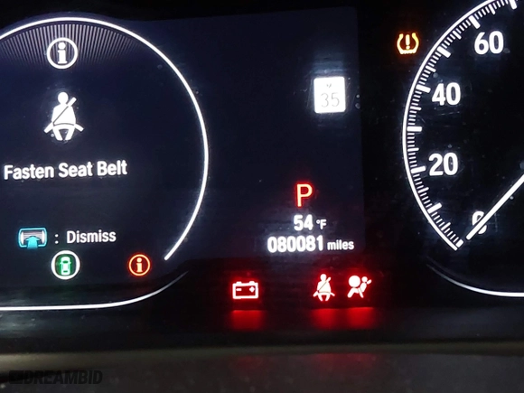 2019 Honda Accord Sedan Sport 1.5T with VIN 1HGCV1F34KA086241, listed as a IAAI auction lot 41285423 with 80,081 mi miles. Bid and sale history available at carsss.com. Image 7.