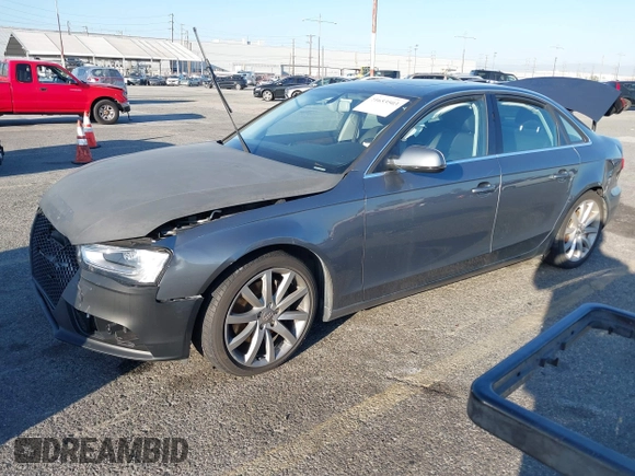 2013 Audi A4 2.0T Prestige with VIN WAUKFAFL8DN026009, listed as a IAAI auction lot 41653503 with 123,182 mi miles. Bid and sale history available at carsss.com. Image 18.