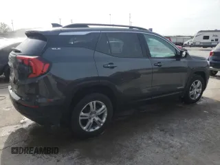 2020 GMC Terrain SLE with VIN 3GKALTEV6LL108989, listed as a Copart auction lot 53298785 with 44,085 mi miles and Salvage Title. Bid and sale history available at DreamBid. Image 3.