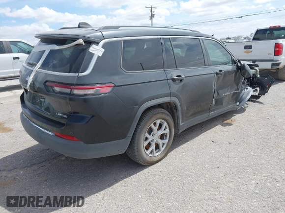 2023 Jeep Grand Cherokee Limited z VIN 1C4RJJBG4P8843652, wystawiony jako IAAI lot #41906826 z przebiegiem 18 006 mil mil oraz . Historia ofert i sprzedaży dostępna na DreamBid. Obrazek 4.