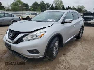 2016 Nissan Murano SL z VIN 5N1AZ2MH3GN150022, wystawiony jako Copart lot #55057025 z przebiegiem 103 327 mil mil oraz Szkody całkowita. Historia ofert i sprzedaży dostępna na DreamBid. Obrazek 1.