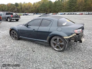 2004 Mazda RX-8 with VIN JM1FE173840119115, listed as a Copart auction lot 80307404 with 0 mi miles and Salvage Title. Bid and sale history available at carsss.com. Image 2.