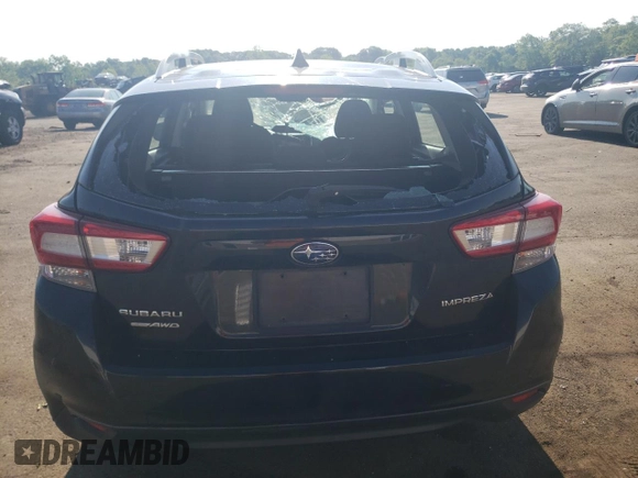 2018 Subaru Impreza Premium with VIN 4S3GTAB68J3739274, listed as a Copart auction lot 62193185 with 58,518 mi miles and Salvage title. Bid and sale history available at DreamBid. Image 6.