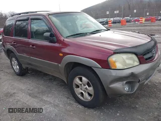 2003 Mazda Tribute ES with VIN 4F2CZ96103KM01371, listed as a IAAI auction lot 41379492 with 196,083 mi miles. Bid and sale history available at carsss.com. Image 1.