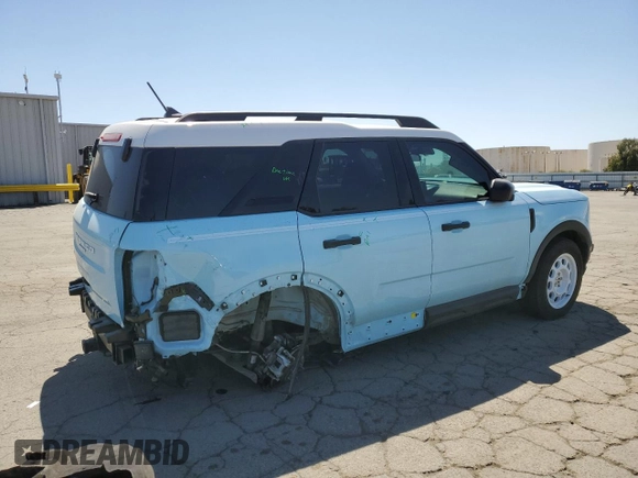2023 Ford Bronco Sport Heritage с VIN 3FMCR9G63PRD35809, выставлен на аукционе Copart как лот 53137915 с пробегом 14 437 миль миль и Списание • Salvage title. История ставок и продаж доступна на DreamBid. Изображение 3.