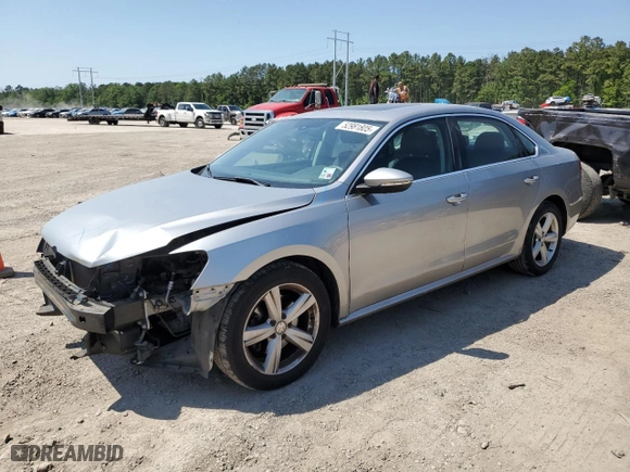 2012 Volkswagen Passat SE with VIN 1VWBH7A39CC013560, listed as a Copart auction lot 52981805 with 107,997 mi miles and Salvage Title. Bid and sale history available at carsss.com. Image 1.