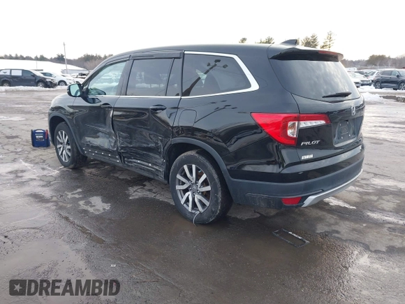 2020 Honda Pilot EX-L z VIN 5FNYF6H50LB022798, wystawiony jako IAAI lot #41592012 z przebiegiem 67 045 mil mil oraz . Historia ofert i sprzedaży dostępna na DreamBid. Obrazek 3.