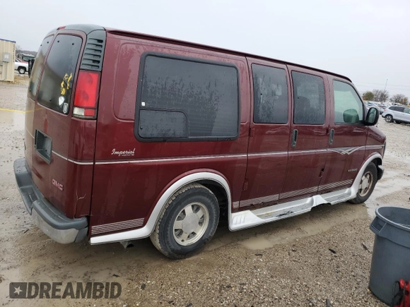 1999 GMC Savana z VIN 1GDFG15R3X1157847, wystawiony jako Copart lot #79041264 z przebiegiem 208 719 mil mil oraz Szkoda całkowita • Salvage title. Historia ofert i sprzedaży dostępna na DreamBid. Obrazek 3.