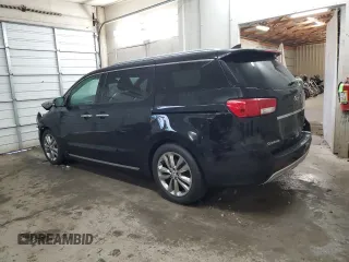 2017 Kia Sedona SX-L with VIN KNDME5C10H6271931, listed as a Copart auction lot 73215284 with 87,389 mi miles and Salvage Title. Bid and sale history available at carsss.com. Image 2.
