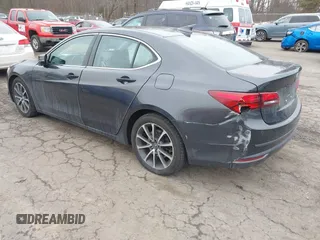 2015 Acura TLX Advance z VIN 19UUB3F73FA001830, wystawiony jako IAAI lot #41694317 z przebiegiem 172 188 mil mil oraz . Historia ofert i sprzedaży dostępna na DreamBid. Obrazek 3.