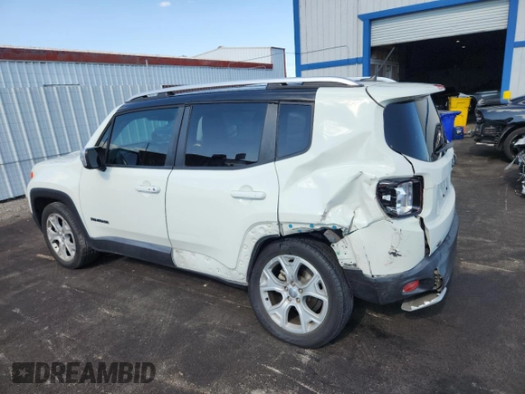 2016 Jeep Renegade Limited with VIN ZACCJADT2GPD14676, listed as a Copart auction lot 65989335 with 93,171 mi miles and Clean title. Bid and sale history available at DreamBid. Image 2.