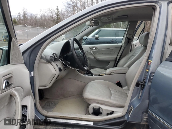 2006 Mercedes-Benz C 230 Sport with VIN WDBRF52J36F740543, listed as a Copart auction lot 81378044 with 236,262 mi miles and Salvage Title. Bid and sale history available at carsss.com. Image 7.