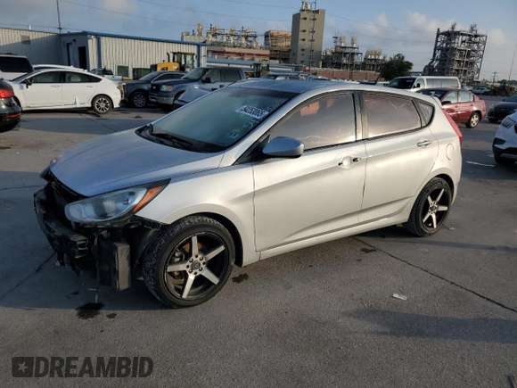 2012 Hyundai Accent SE with VIN KMHCU5AE4CU058727, listed as a Copart auction lot 54253065 with 177,409 mi miles and Salvage Title. Bid and sale history available at carsss.com. Image 1.