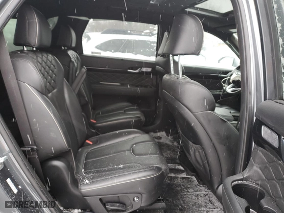 2022 Hyundai Palisade Calligraphy with VIN KM8R7DHE7NU411143, listed as a Copart auction lot 45398855 with 60,546 mi miles and Salvage Title. Bid and sale history available at carsss.com. Image 10.