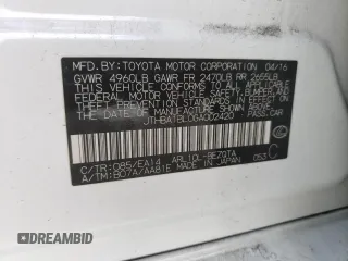 2016 Lexus GS 200t with VIN JTHBA1BL0GA002420, listed as a Copart auction lot 65318375 with 125,494 mi miles and Salvage title. Bid and sale history available at DreamBid. Image 12.