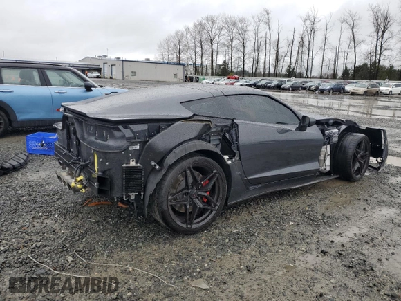 2017 Chevrolet Corvette Z06 3LZ with VIN 1G1YU2D6XH5600159, listed as a Copart auction lot 50364985 with 15,637 mi miles and Salvage Title. Bid and sale history available at carsss.com. Image 3.