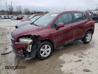 2016 Chevrolet Trax LS with VIN 3GNCJNSB7GL119478, listed as a Copart auction lot 49385715 with 169,787 mi miles and Non Repairable. Bid and sale history available at carsss.com. Image 1.