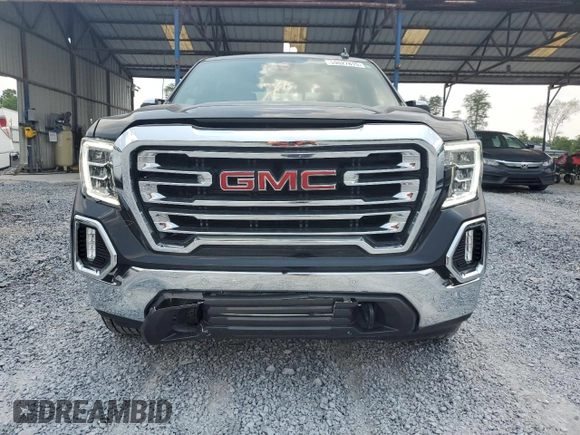 2022 GMC Sierra 1500 SLT with VIN 3GTU9DEDXNG122149, listed as a Copart auction lot 59527815 with 51,527 mi miles and Salvage title. Bid and sale history available at DreamBid. Image 5.