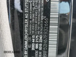 2007 Mercedes-Benz C 2.5L Sport with VIN WDBRF52H67F932666, listed as a Copart auction lot 46183785 with 196,832 mi miles and Salvage Title. Bid and sale history available at carsss.com. Image 14.