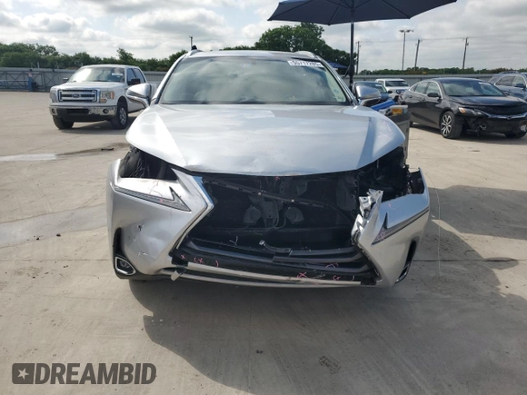 2017 Lexus NX 200t with VIN JTJYARBZXH2058629, listed as a Copart auction lot 55717285 with 164,664 mi miles and Salvage Title. Bid and sale history available at DreamBid. Image 5.