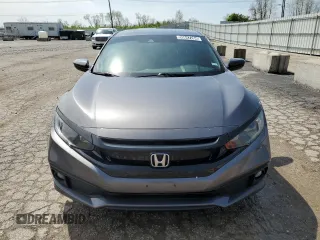 2019 Honda Civic Sport with VIN 2HGFC2F89KH543311, listed as a Copart auction lot 85769134 with 33,509 mi miles and Salvage Title. Bid and sale history available at DreamBid. Image 5.