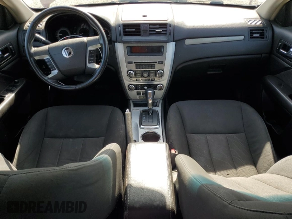 2010 Mercury Milan with VIN 3MEHM0HA0AR621341, listed as a Copart auction lot 56994365 with 218,312 mi miles and Salvage title. Bid and sale history available at DreamBid. Image 8.