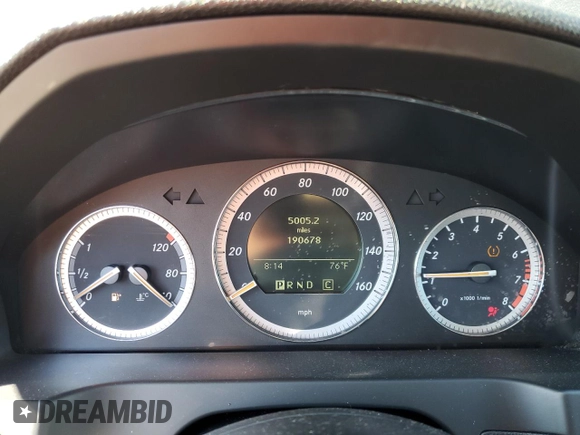 2008 Mercedes-Benz C 300 Sport with VIN WDDGF81X88F069525, listed as a Copart auction lot 65866895 with 190,678 mi miles and Clean title. Bid and sale history available at DreamBid. Image 9.
