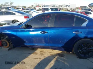 2019 Infiniti Q50 RED SPORT 400 with VIN JN1FV7AP4KM760186, listed as a IAAI auction lot 41626042 with 57,324 mi miles. Bid and sale history available at carsss.com. Image 14.