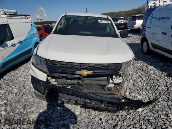2022 Chevrolet Colorado 2WD Work Truck with VIN 1GCGSBEA3N1325412, listed as a Copart auction lot 42519135 with Not provided miles and Salvage title. Bid and sale history available at DreamBid. Image 5.