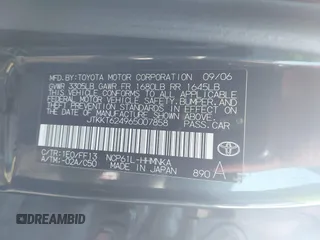 2006 Scion xA z VIN JTKKT624965007858, wystawiony jako IAAI lot #42179600 z przebiegiem 140 817 mil mil oraz . Historia ofert i sprzedaży dostępna na DreamBid. Obrazek 9.