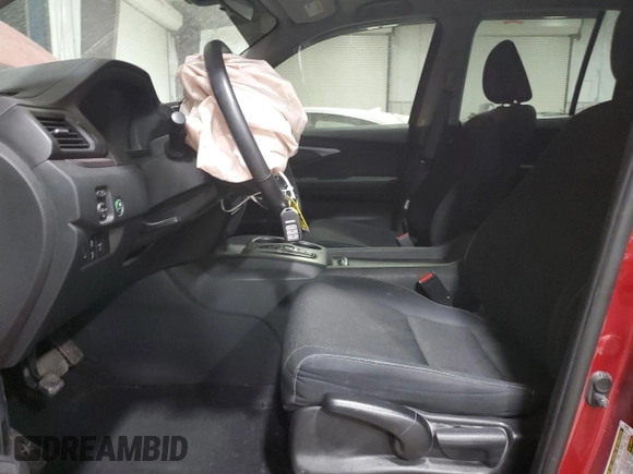 2021 Honda Ridgeline Sport with VIN 5FPYK3F10MB021380, listed as a Copart auction lot 48870685 with 52,317 mi miles and Salvage title. Bid and sale history available at DreamBid. Image 7.