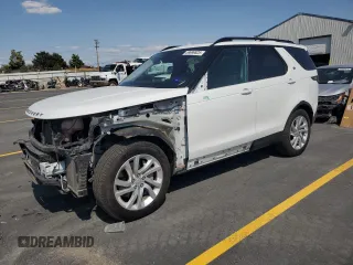 2018 Land Rover Discovery HSE z VIN SALRR2RV3JA050032, wystawiony jako Copart lot #59699825 z przebiegiem 75 534 mil mil oraz Szkoda całkowita • Salvage title. Historia ofert i sprzedaży dostępna na DreamBid. Obrazek 1.