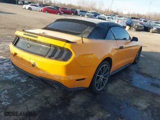 2019 Ford Mustang EcoBoost with VIN 1FATP8UH1K5150041, listed as a IAAI auction lot 41576930 with NaN miles. Bid and sale history available at carsss.com. Image 4.