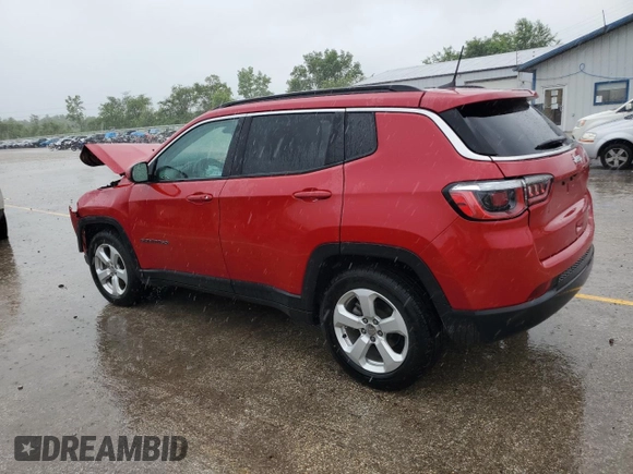 2019 Jeep Compass Latitude with VIN 3C4NJCBB0KT613695, listed as a Copart auction lot 61493135 with 103,602 mi miles and Salvage title. Bid and sale history available at DreamBid. Image 2.
