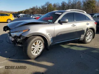 2010 Infiniti FX with VIN JN8AS1MWXAM855967, listed as a Copart auction lot 45164055 with 164,531 mi miles and Salvage Title. Bid and sale history available at carsss.com. Image 1.