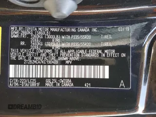 2019 Lexus RX with VIN 2T2BZMCA7KC190409, listed as a Copart auction lot 68515752 with 29,057 mi miles. Bid and sale history available at carsss.com. Image 15.
