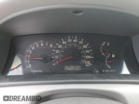 2006 Toyota Corolla CE with VIN JTDBR32E360090827, listed as a Copart auction lot 54718515 with 116,672 mi miles and Clean Title. Bid and sale history available at DreamBid. Image 9.